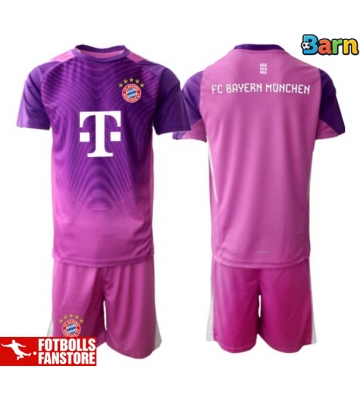Bayern Munich Målvakt Tredje Tröja Barn 2025-26 Kortärmad (+ Korta byxor)